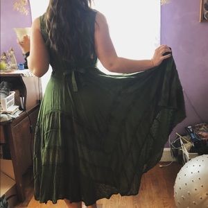 Azalea Stonewashed Corset Dress